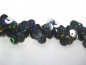 Preview: Paillettenband Holo schwarz